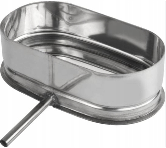 Oválny Odkvapkávač 100x200 Žiaruvzdorná Vložka Ovál Pelety 1,0 mm