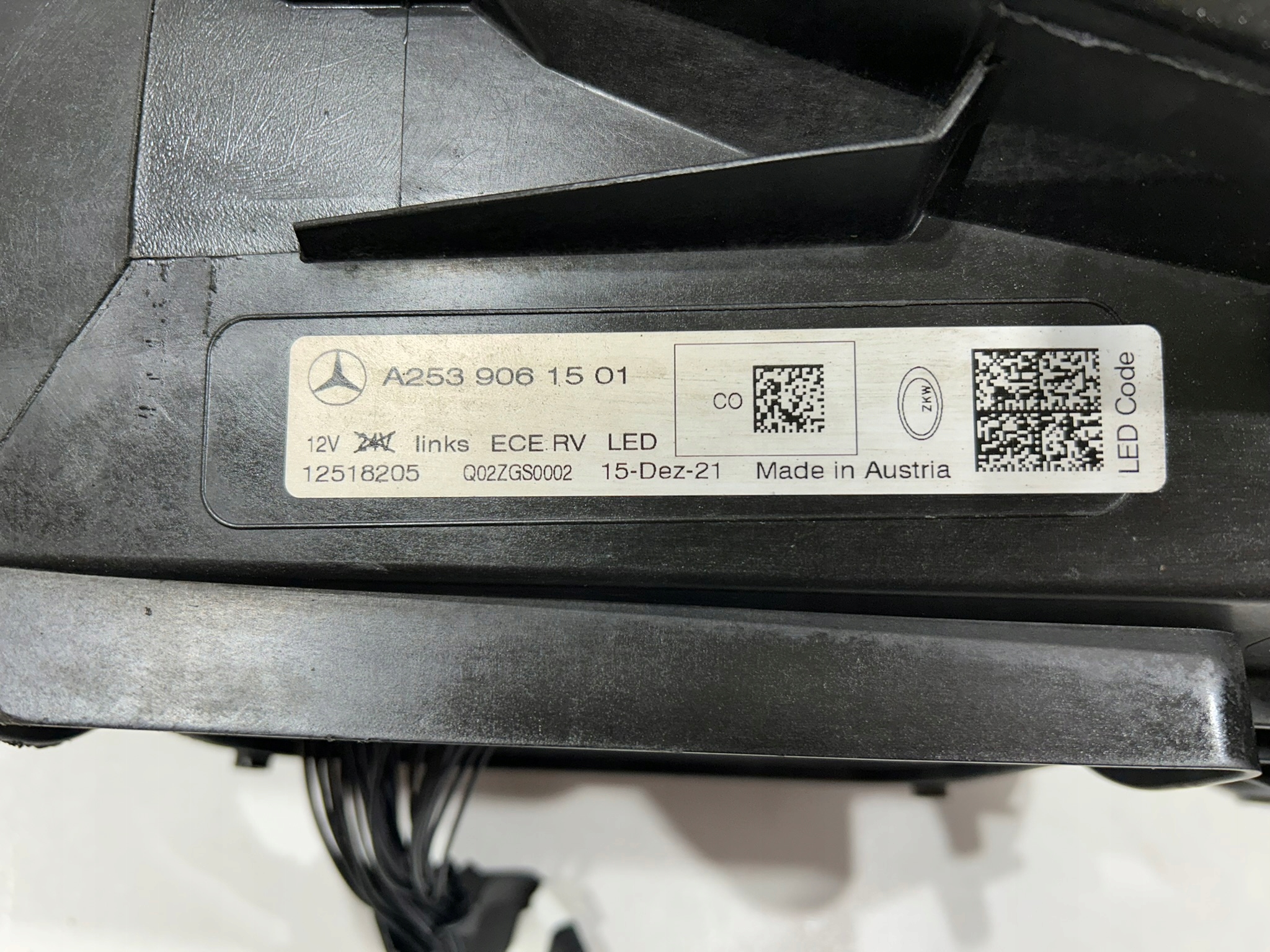 MERCEDES бензин W253 2015-2019 фара full led левая передняя оригинал