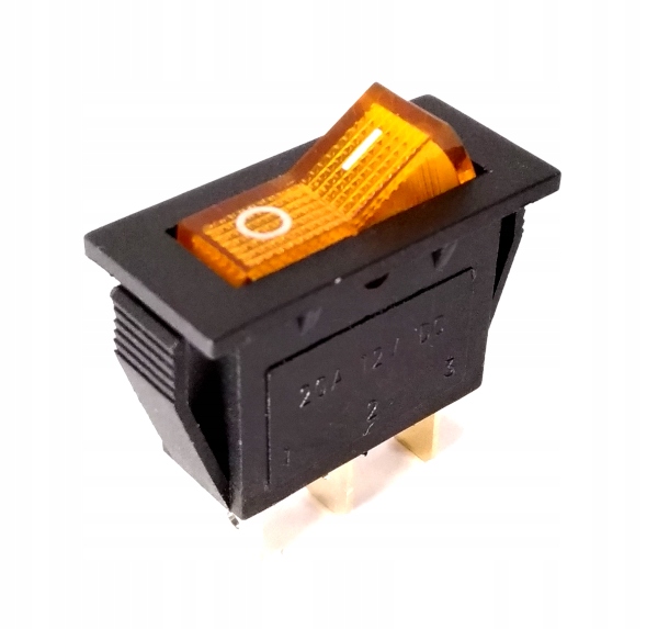 

Przełącznik włącznik podświetlany żółty 12V20A