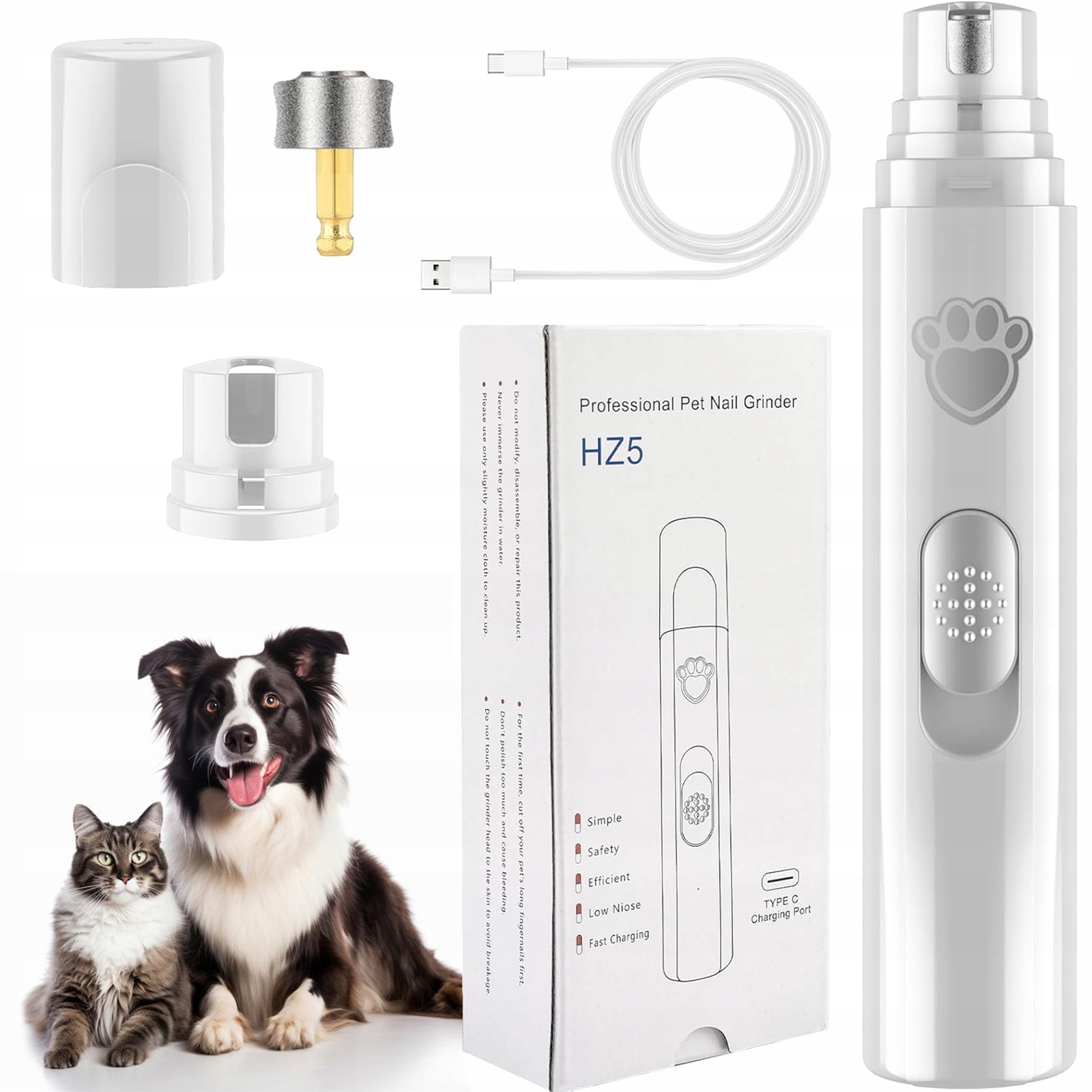 Elektrická Bruska Na Drápky Pro Psa Kočku Kleštička Na Pilník Na Nehty