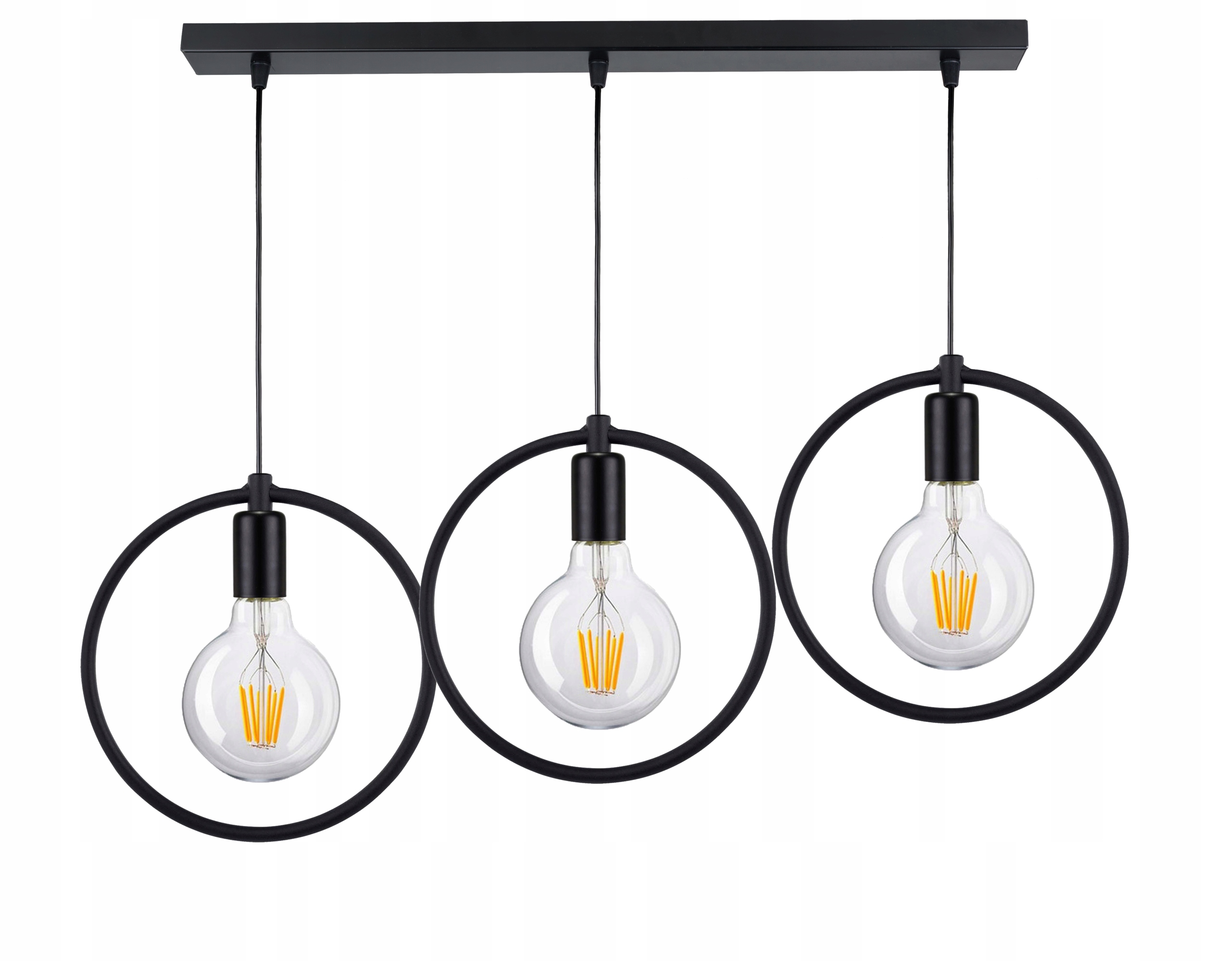 závěsné stropní svítidlo Zwis Edison Loft 3 E27 kruh