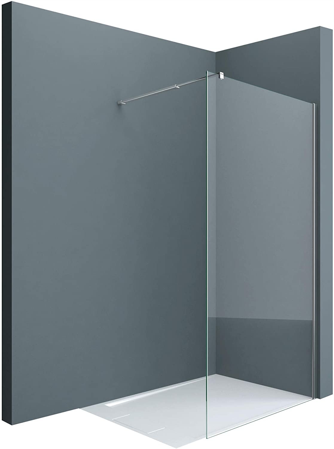 ŚCIANKA PRYSZNICOWA WALK-IN W9 LINIGER 8mm 50cm