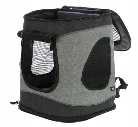 Levně Batoh přepravka Trixie Timon pro psa kočku 34 × 44 × 30 cm černá
