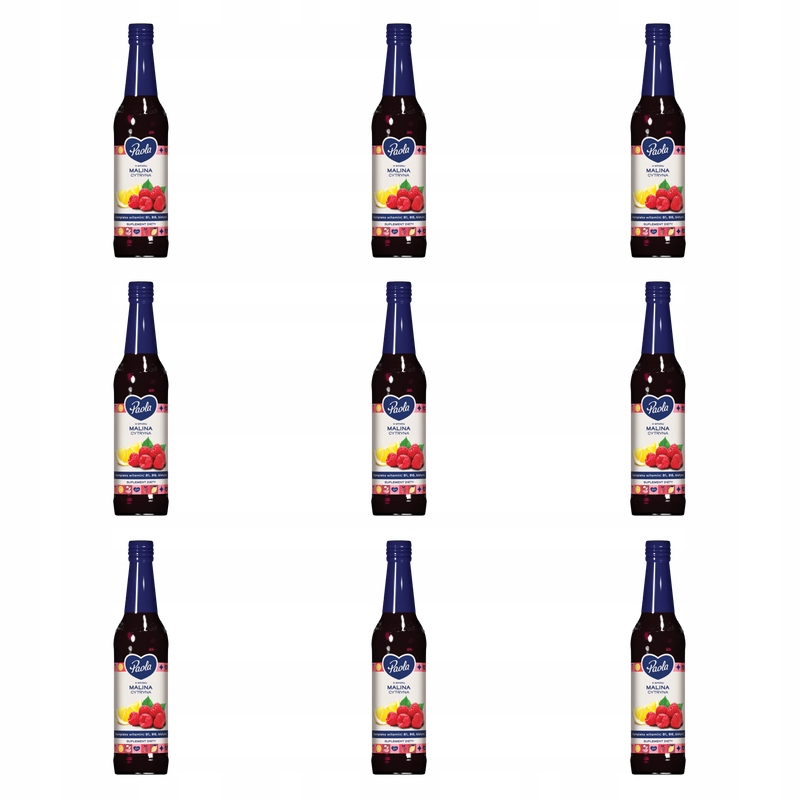 Paola Sirup Malina-Citron 430 ml bez konzervantů X9