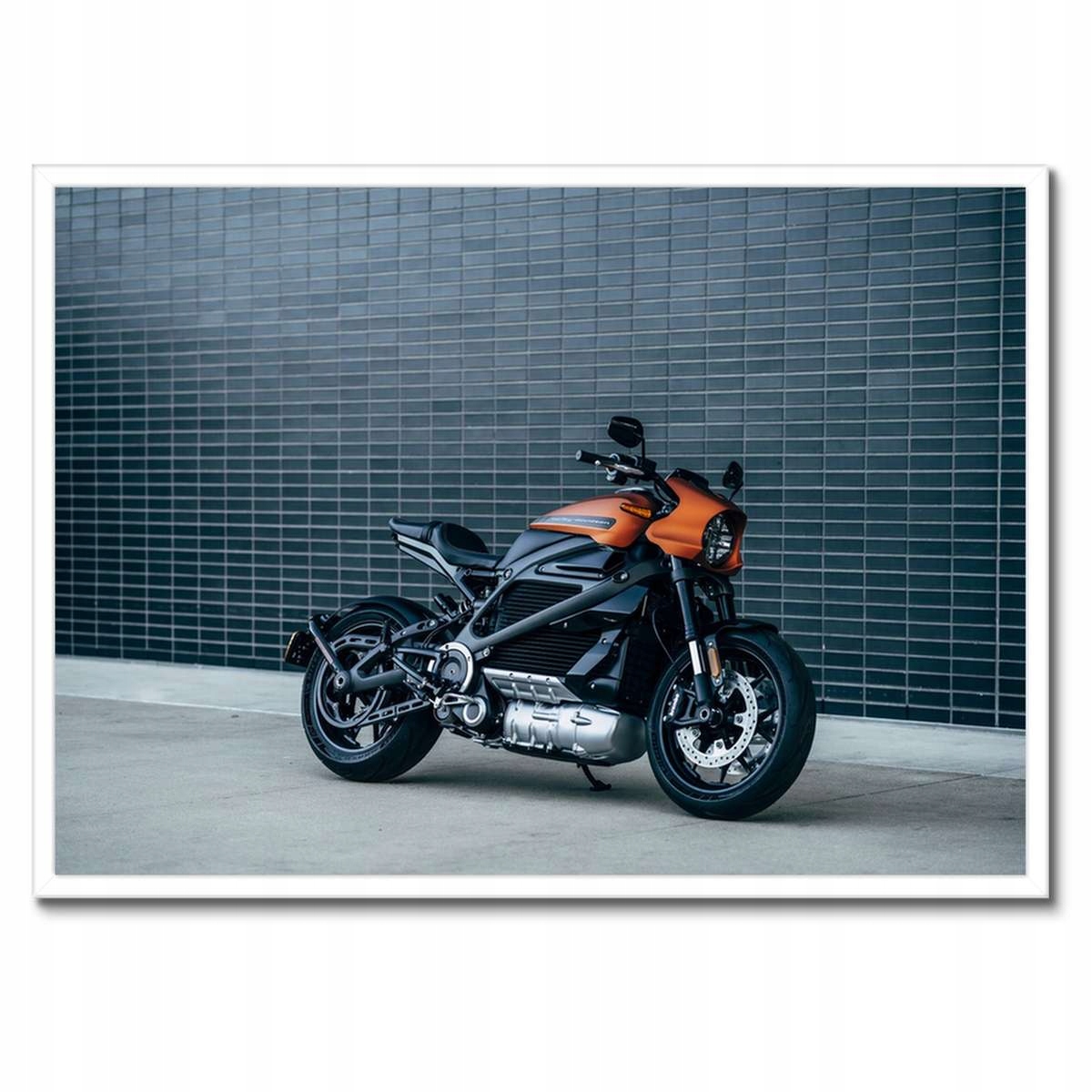 Plakáty v rámu 70x50 Harley Davidson Motocykl