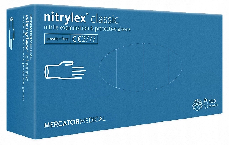 

Rękawiczki nitrylowe bezpudrow Nitrylex Classic XL