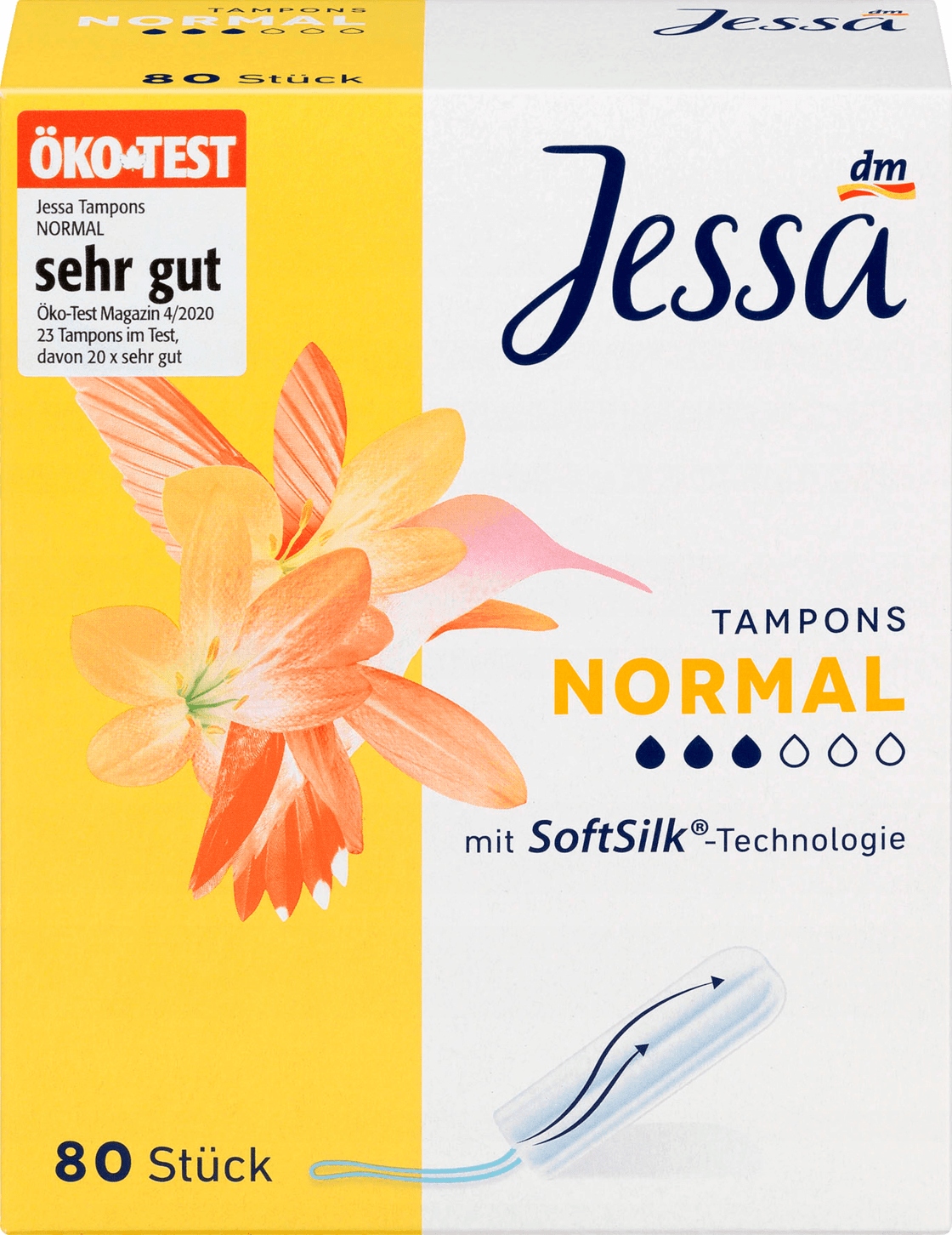

Jessa Tampony 80 Szt Normal Paczka Ob o.b.