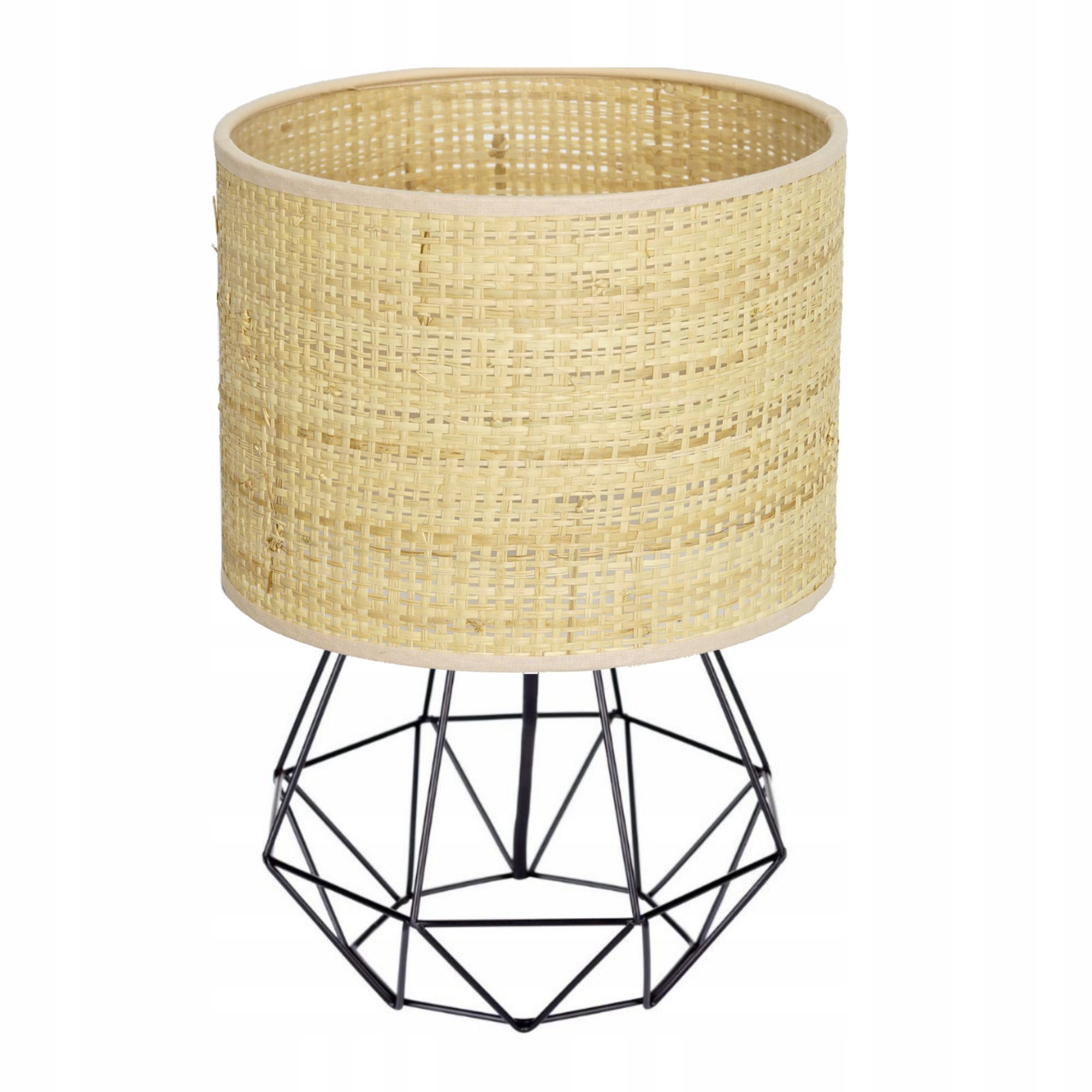 Noční Lampa Stolní Ratan Boho Ratan Polská Lamka Moderní Led E27