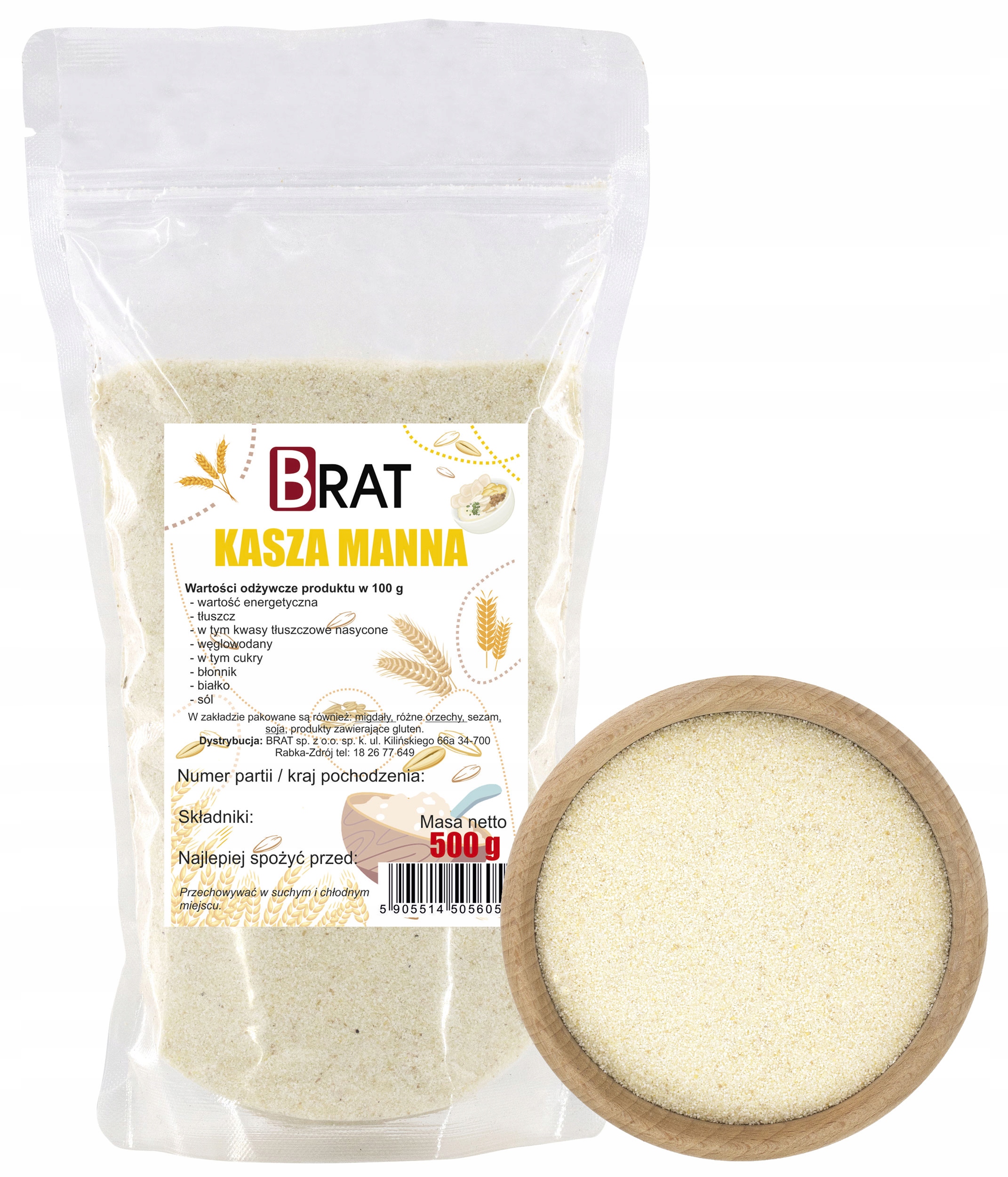 Levně 13X Brat Kaše mana 500g