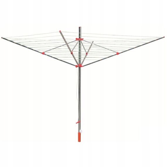 Levně sušák na prádlo Al 50m šňůry rozkládací PH+kov 467141