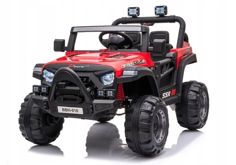 Auto Na Akumulator Dla Dziecka Dżip Jeep BBH-016 Pilot Eva Skóra Led MP3 Cz