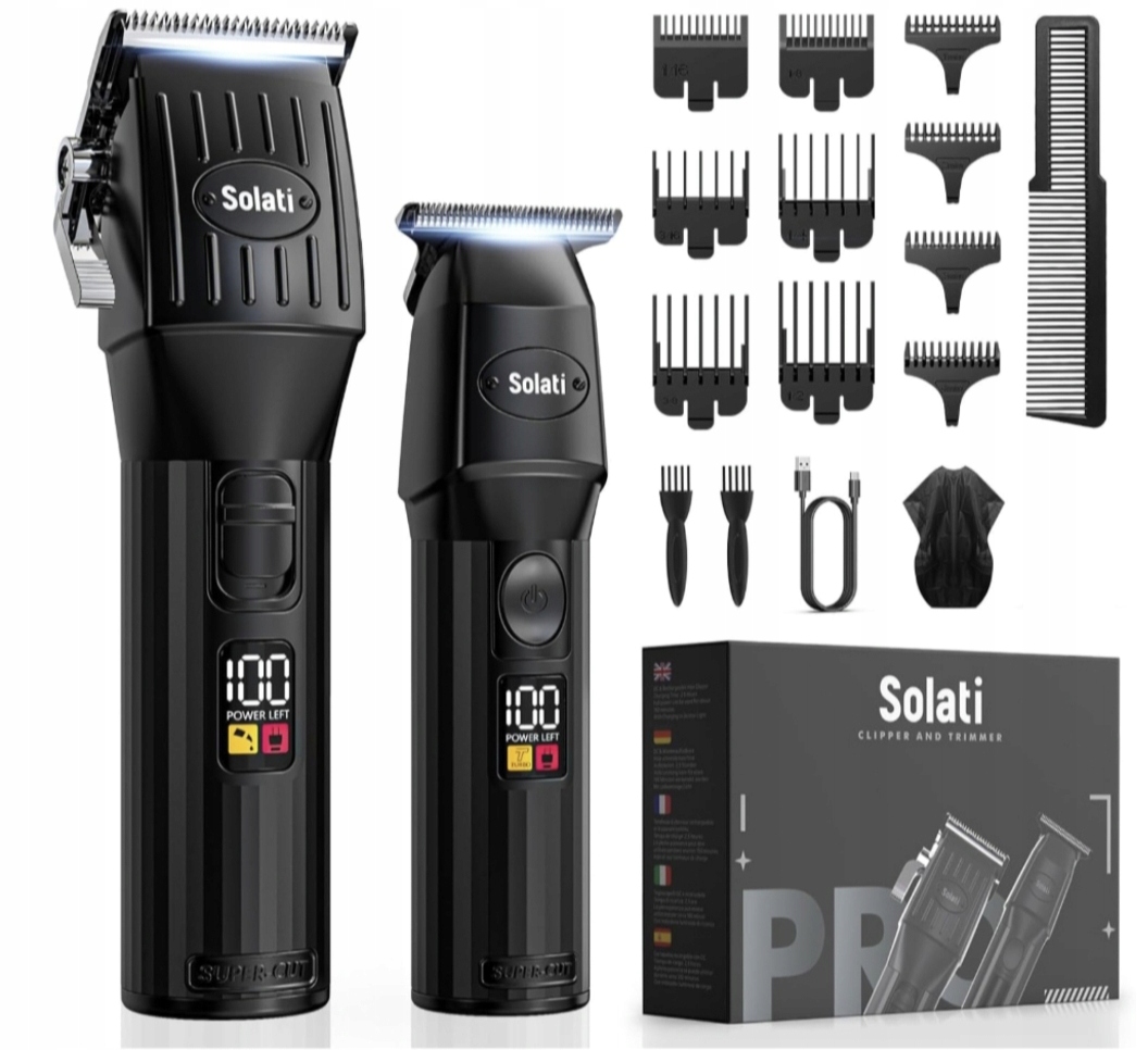 Profesjonalna maszynka do strzyżenia włosów Solati trymer