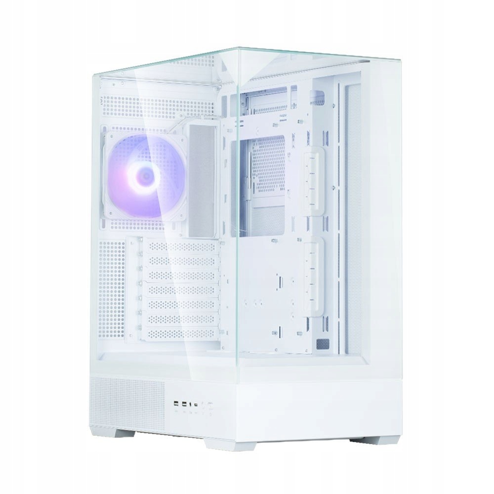 Počítačová Skříň P40 Prism Mid-Tower tvrzené sklo bílý