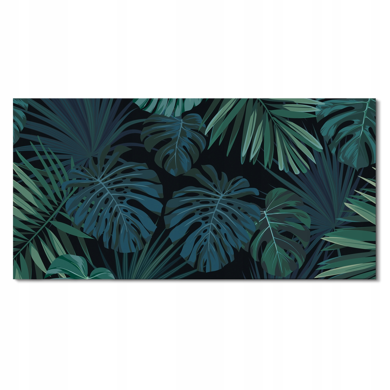 monstera palma list 120x60 Foto na skle do obývacího pokoje