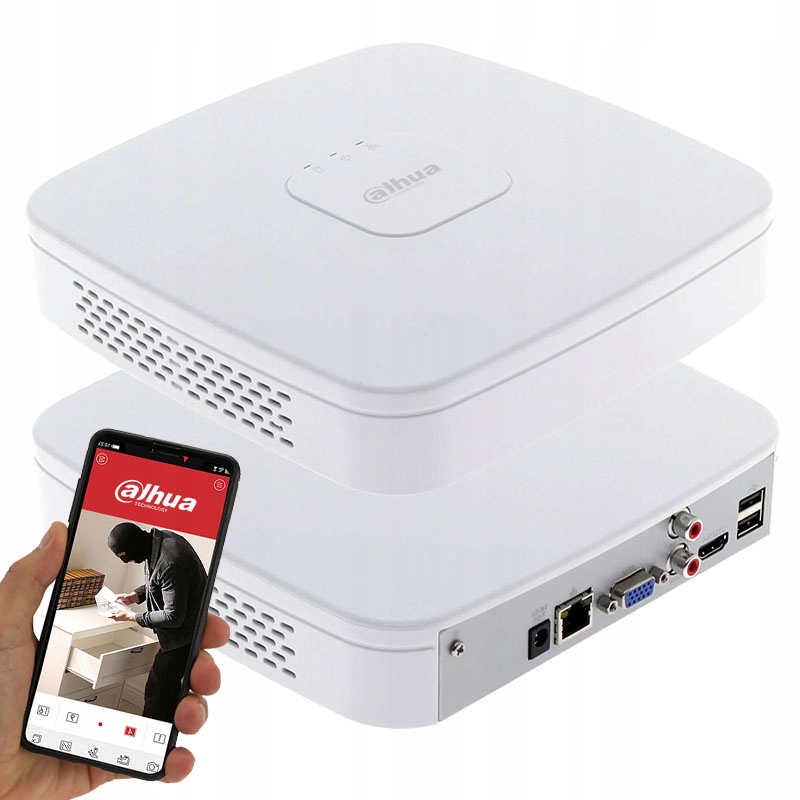 

Rejestrator Ip NVR2108-4KS2 Dahua na 8 kamer 8 Mpx