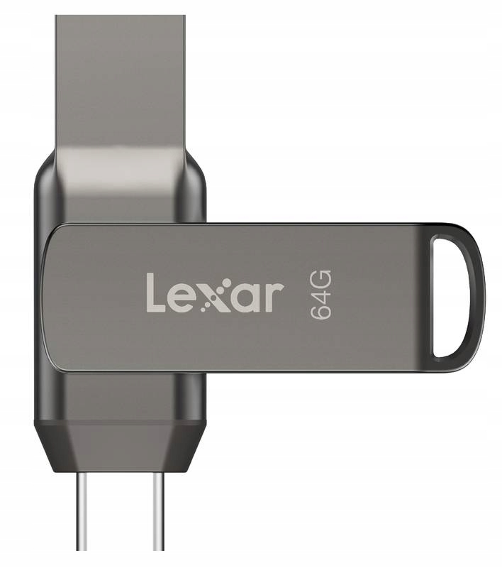 Pendrive 64 GB Lexar JumpDrive Dual Drive D400 USB 3.1 Type-C Kolor szary