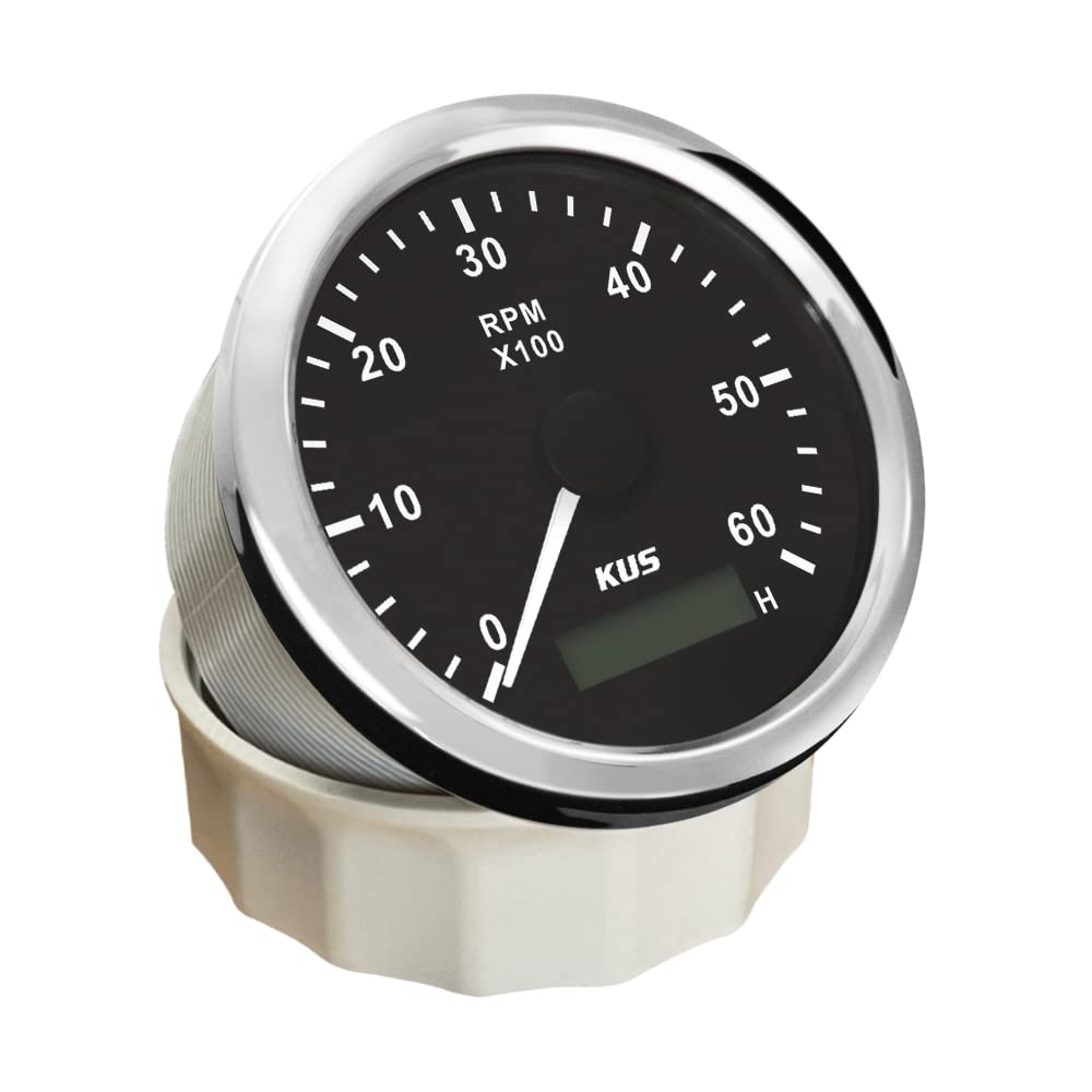 Kus Timetr z licznikiem czasu 6000RPM 85 mm Średnica otworu montażowego 85 mm