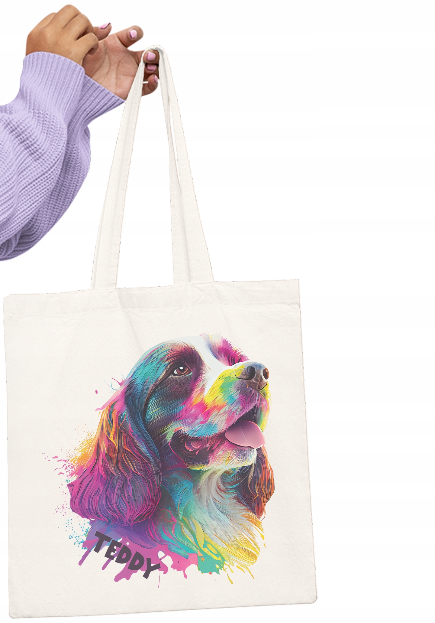 TORBA PIES SPANIEL EFEKT 3D IMIE PREZENT Marka inna