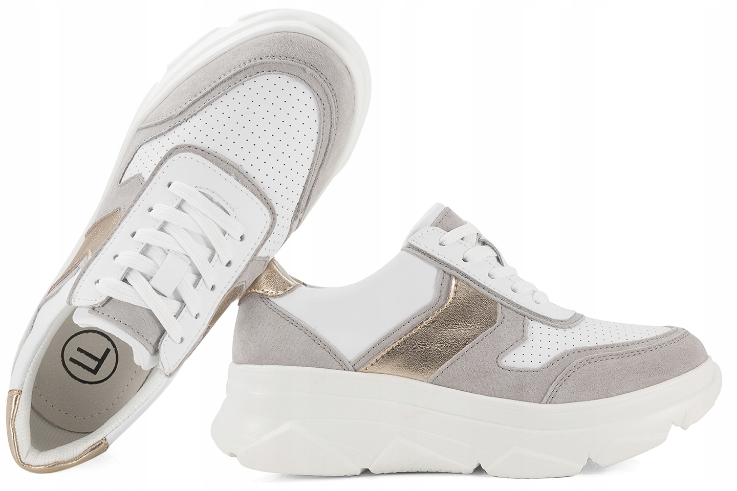 Filippo DP4579 Dámské Polobotky Tenisky, Kůže Pu