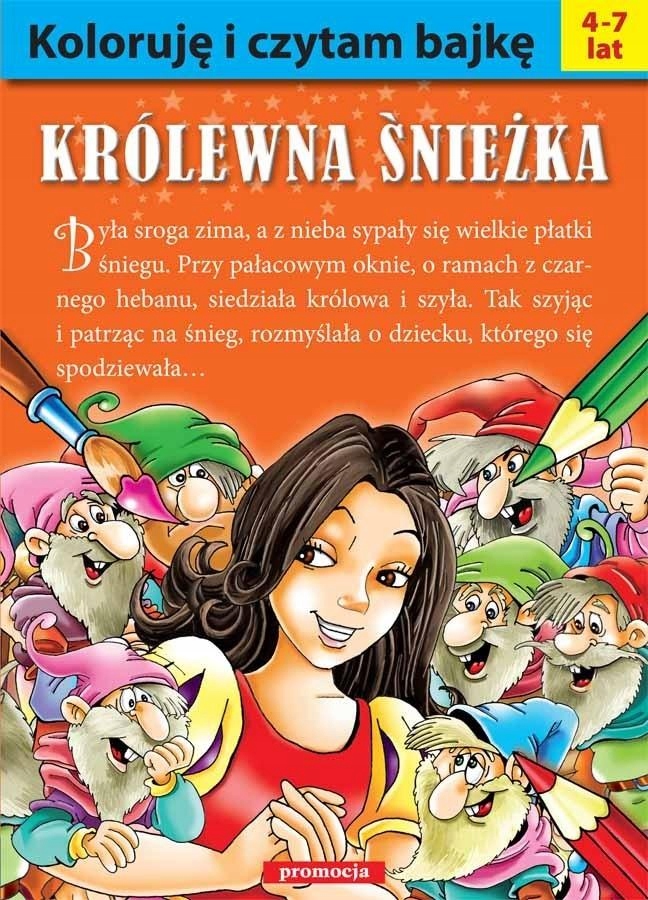 

Koloruję i czytam bajkę. Królewna Śnieżka