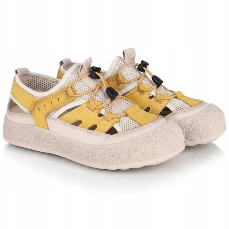 Dámské polobotky s výřezy Loretta Vitale W3317 Yellow žluté Vel. 37