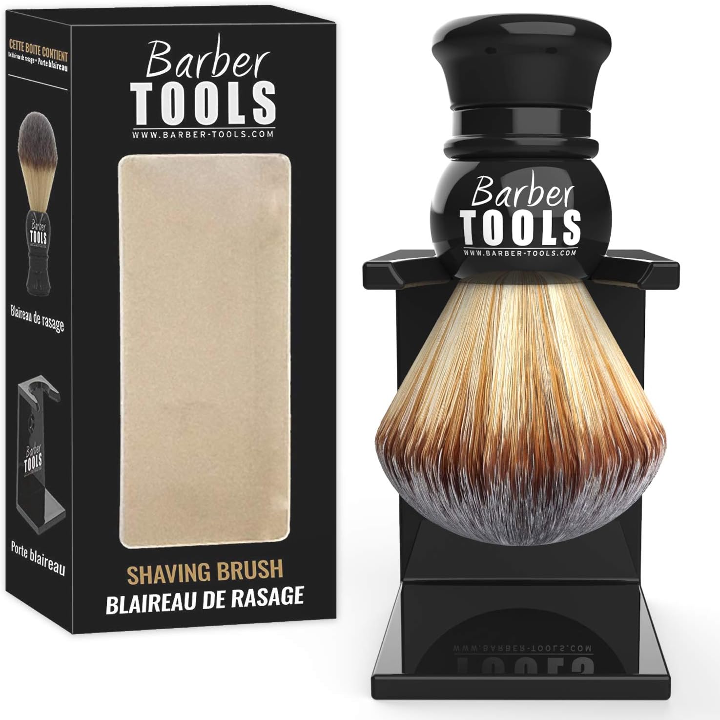 Holící štětec Barber Tools syntetické štětiny 23mm [1 ks]