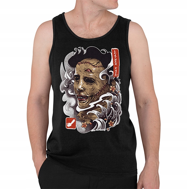 TANK TOP HORROR/ROCK LEATHER FACE