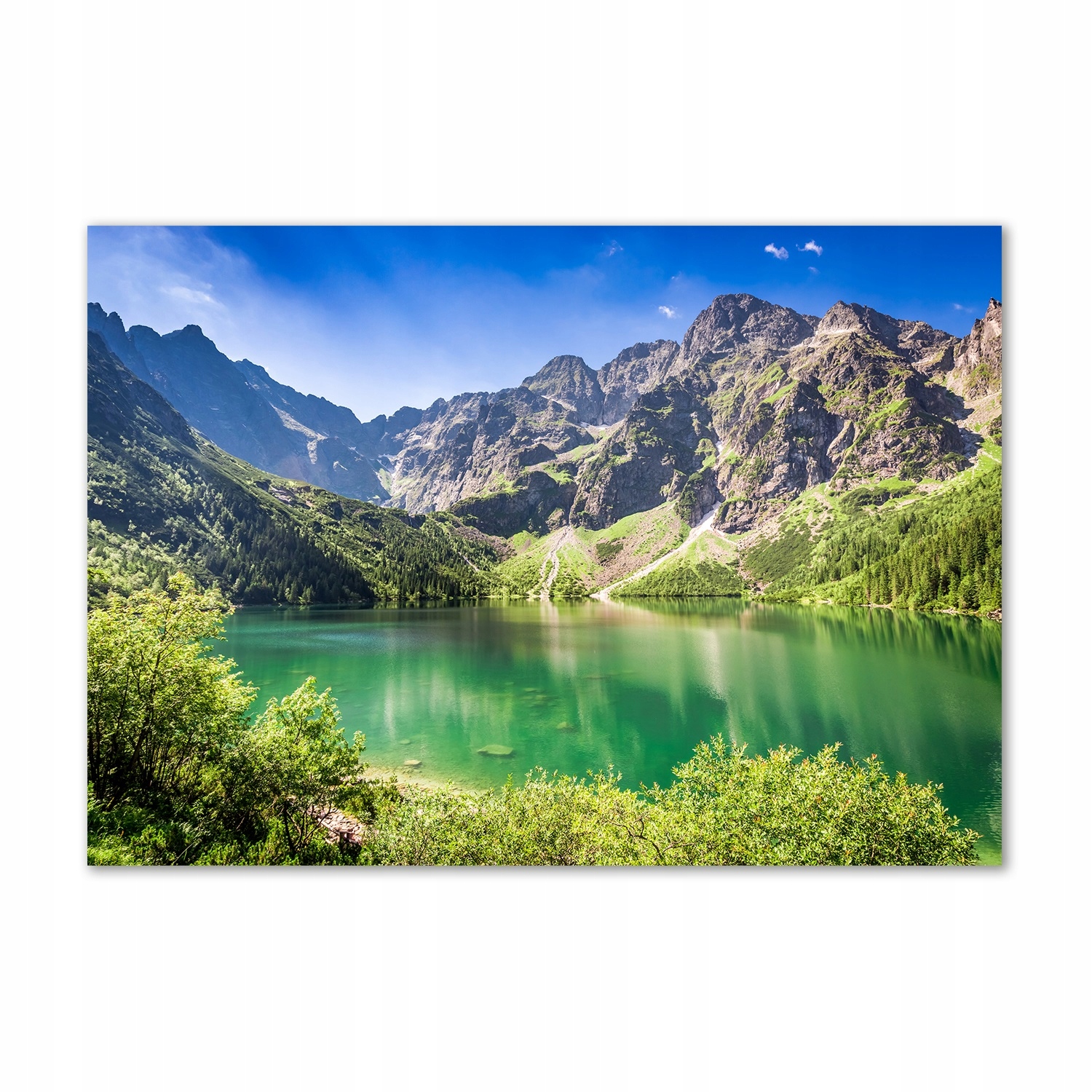 

Foto obraz szkło akryl Morskie oko Tatry 100x70 cm