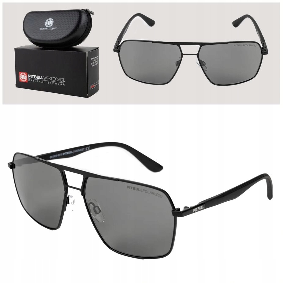 Sluneční brýle s polarizací PitBull „harvest“ – šedé