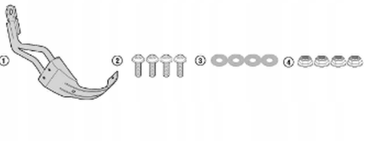 Kappa Upevnenie Blatníka KRM01 A KRM02 Triumph Tiger 900 (20)