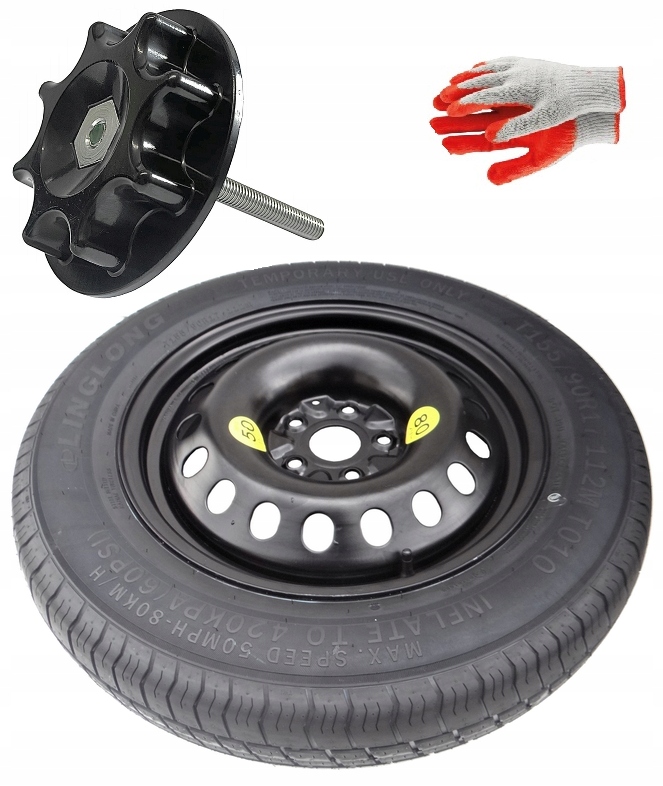 nové Dojezdové Kolo 145/90 R16 Mitsubishi Asx II (2023-současnost) Šroub