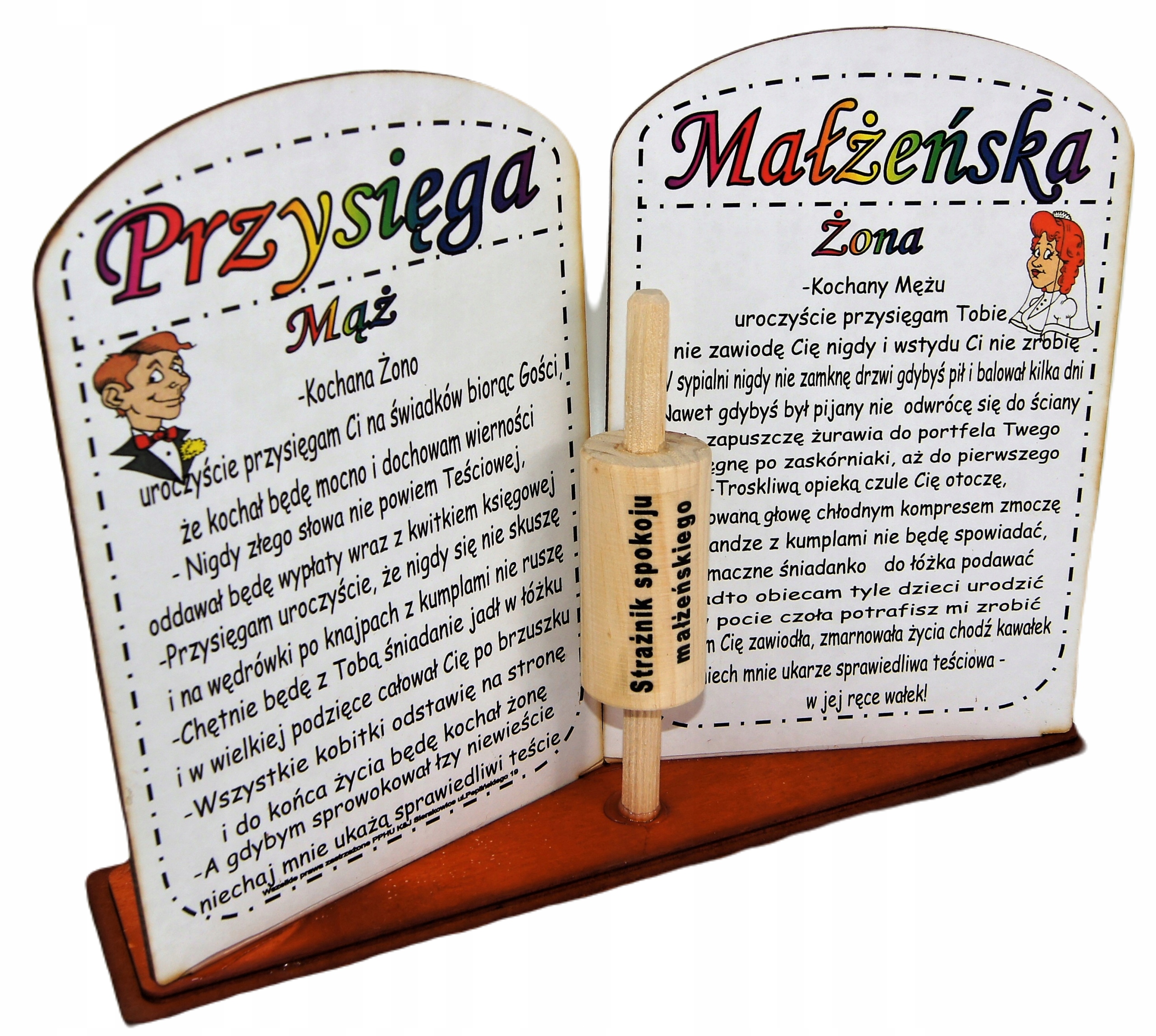 

Śmieszny na Ślub Przysięga Małżeńska
