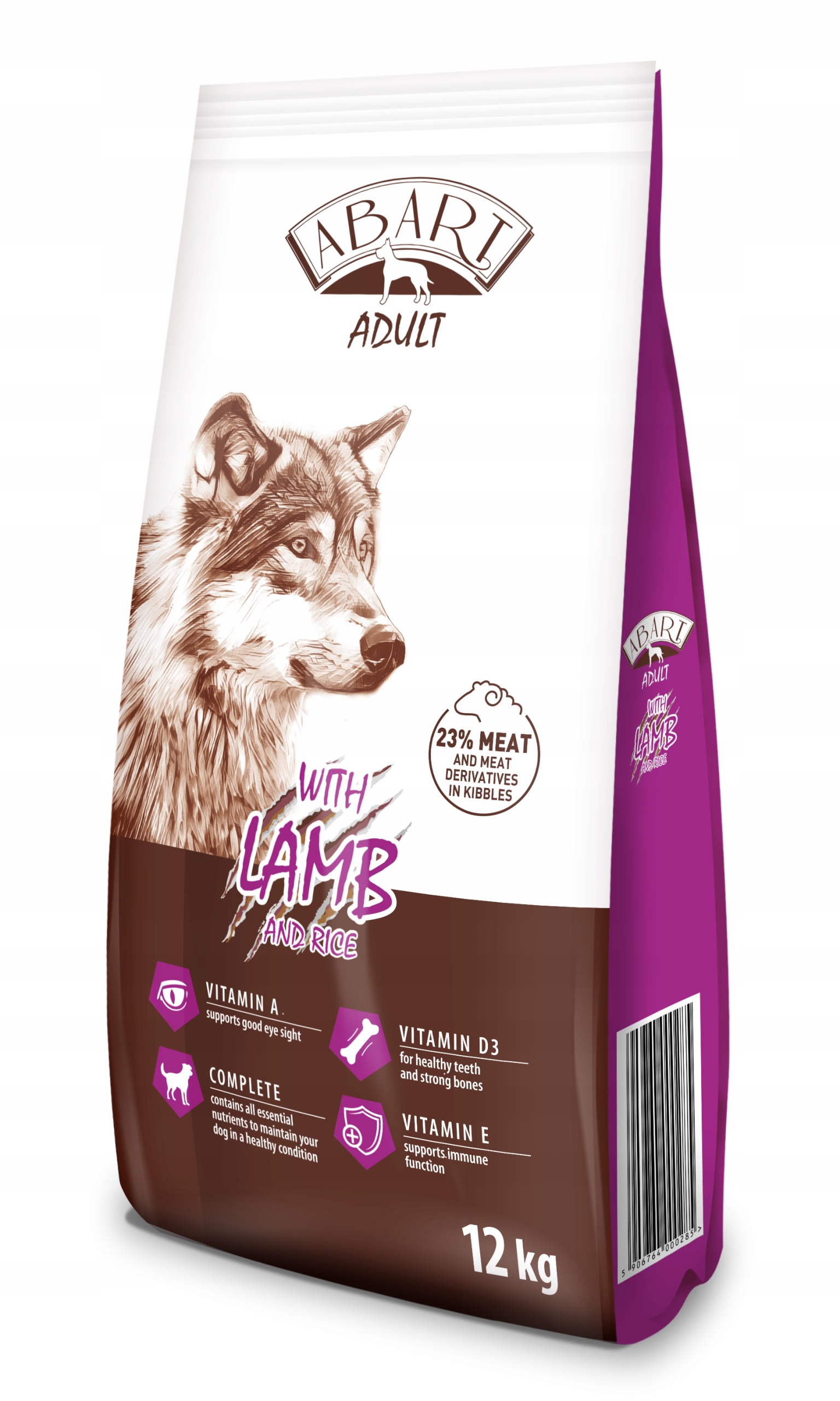 Abart sucha dla psa z jagnięciną 12kg