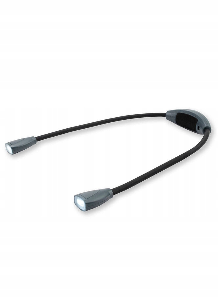 Dvojitá Led lampička na krk Carson Hardware Dual NeckLight šedá