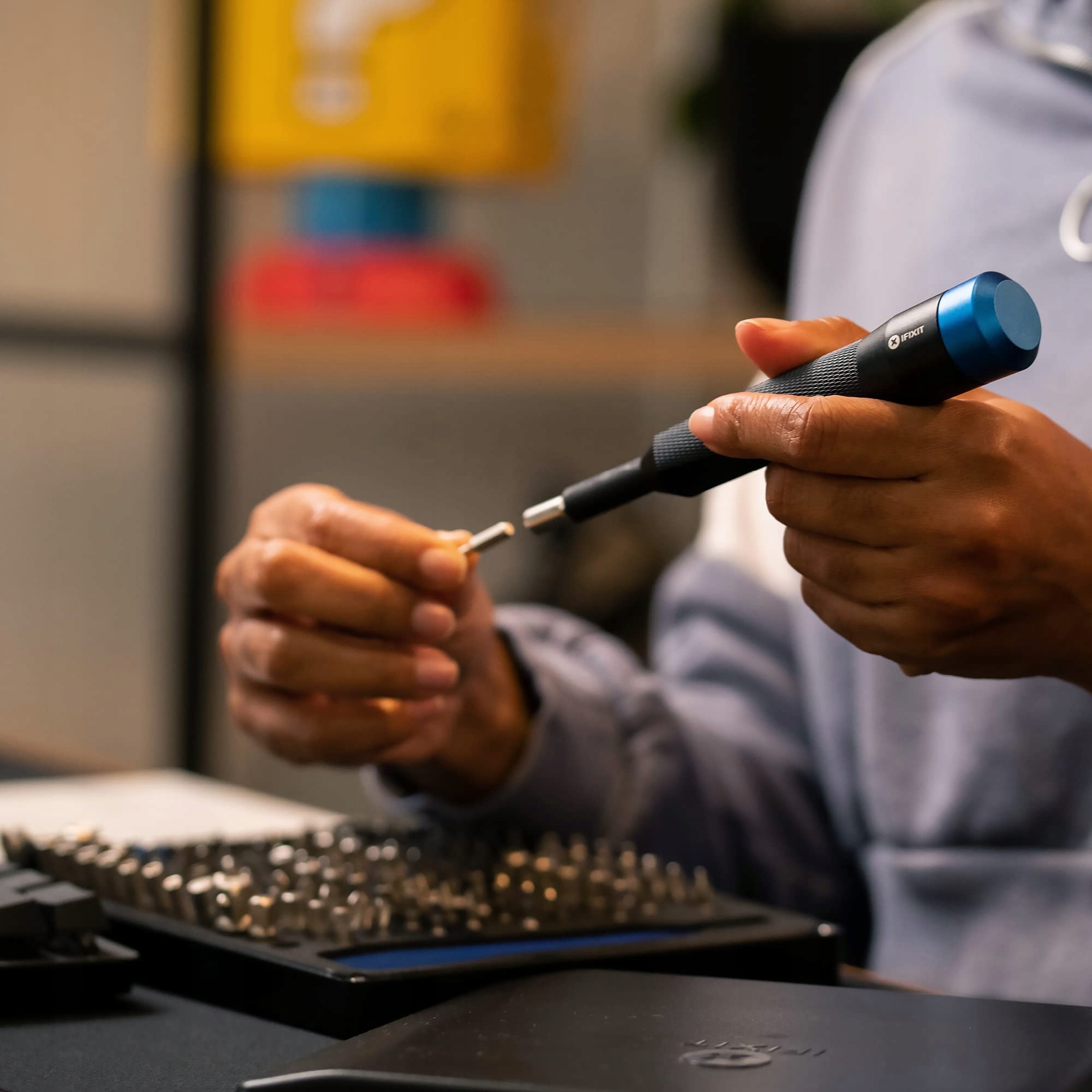 IFIXIT Zestaw Precyzyjnych Końcówek Manta 2 Wkrętaki 112 Bitów Elektronika — miniatura 6