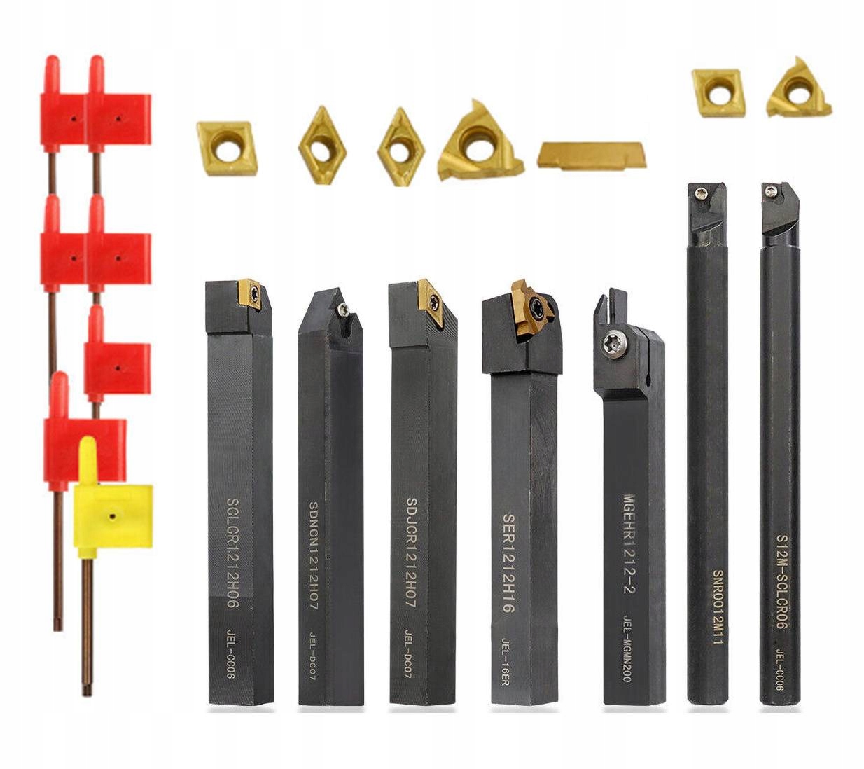 2 1 Ks sada Nůž soustružnických nožů 12 x 12 mm