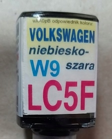 ZAPRAWKA LAKIERNICZA VOLKSWAGEN LC5F C5F nieb-szar
