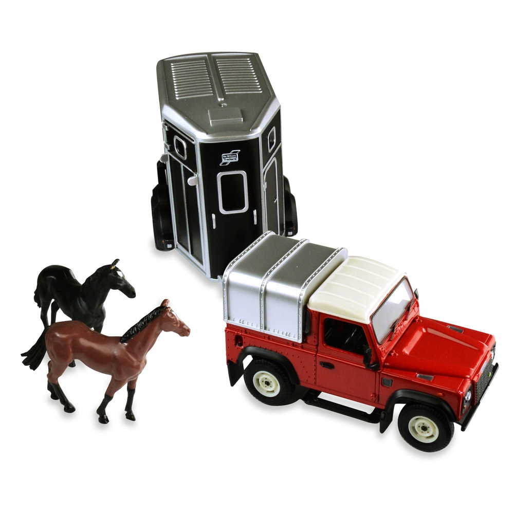 

Tomy Britains Land Rover z przyczepą dla koni 1:32