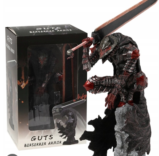 Guts Black Mečer Berserk Brnění 21cm
