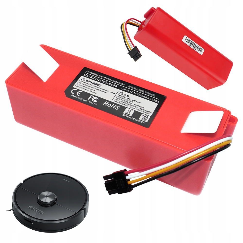 Baterie 14.4V 6500MAH Pro Vysavač MI Robot S50/S51/S55 S Dlouhou Životností