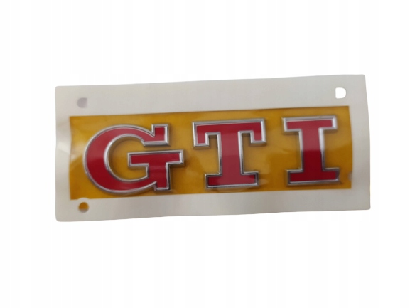

Znaczek logo Gti naklejka na klapę Vw Golf VII Gti