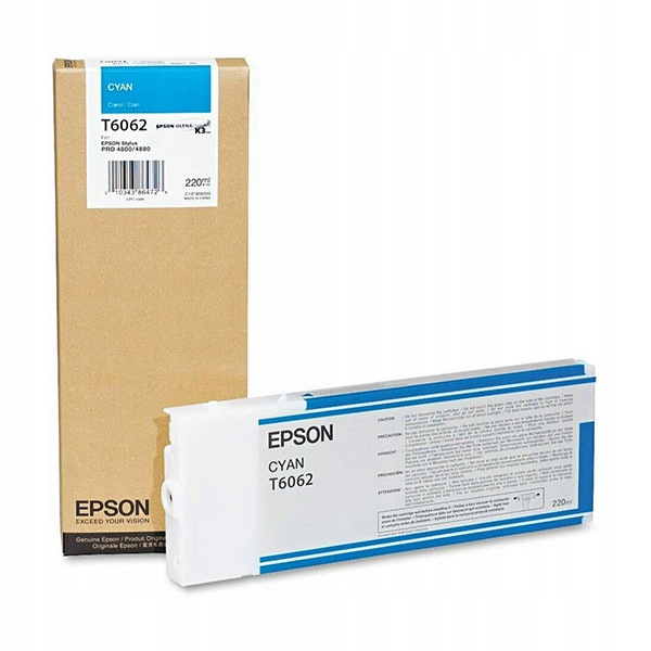 Tusz Epson T6062 C13T606200 pre Stylus Pro 4800 4880 Cyan