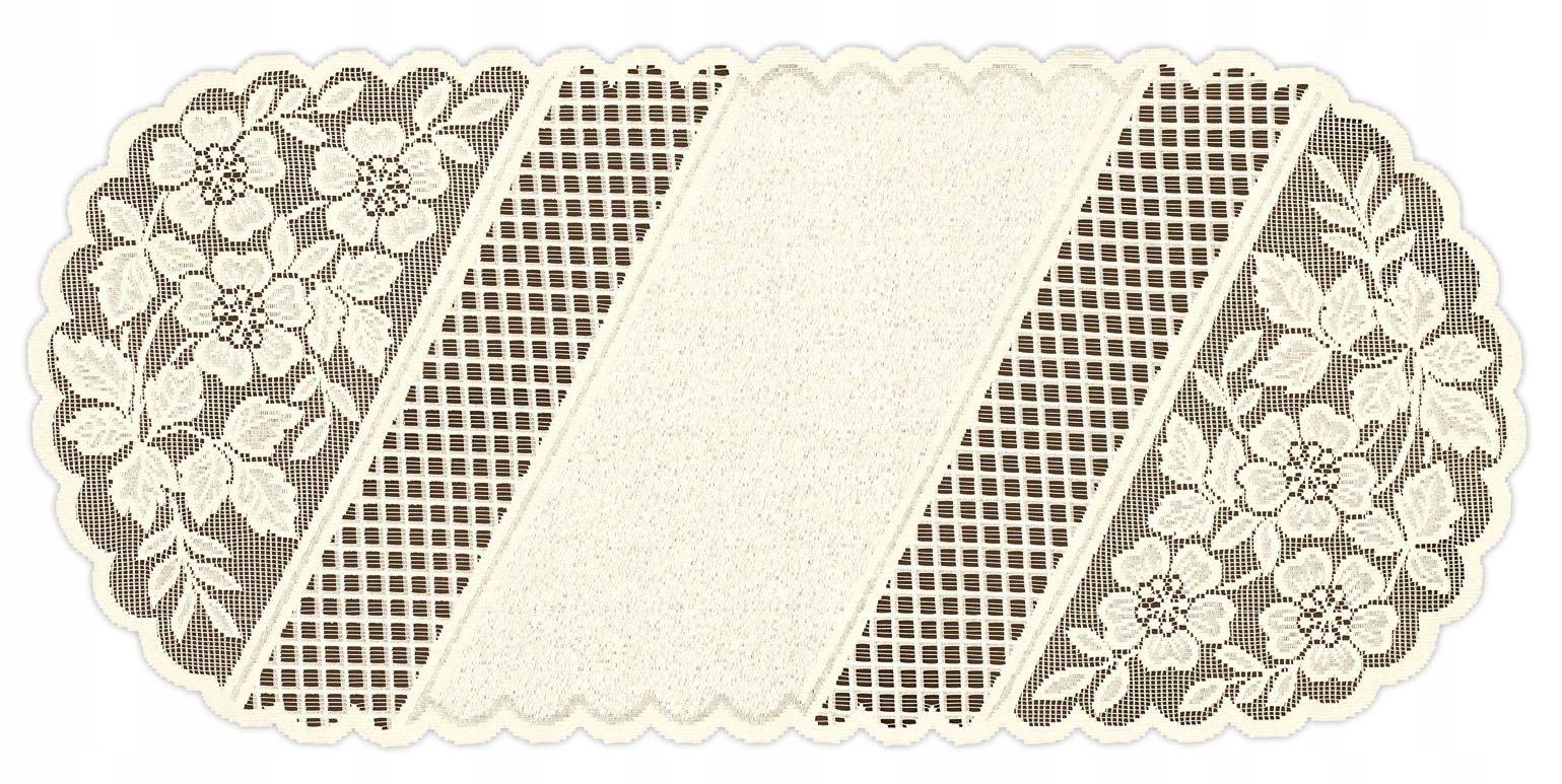 

Bieżnik Żakardowy Owal Krem 21977 50x110CM