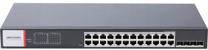 Switch Hikvision DS-3T1528HP-SI-24P4F/No Power