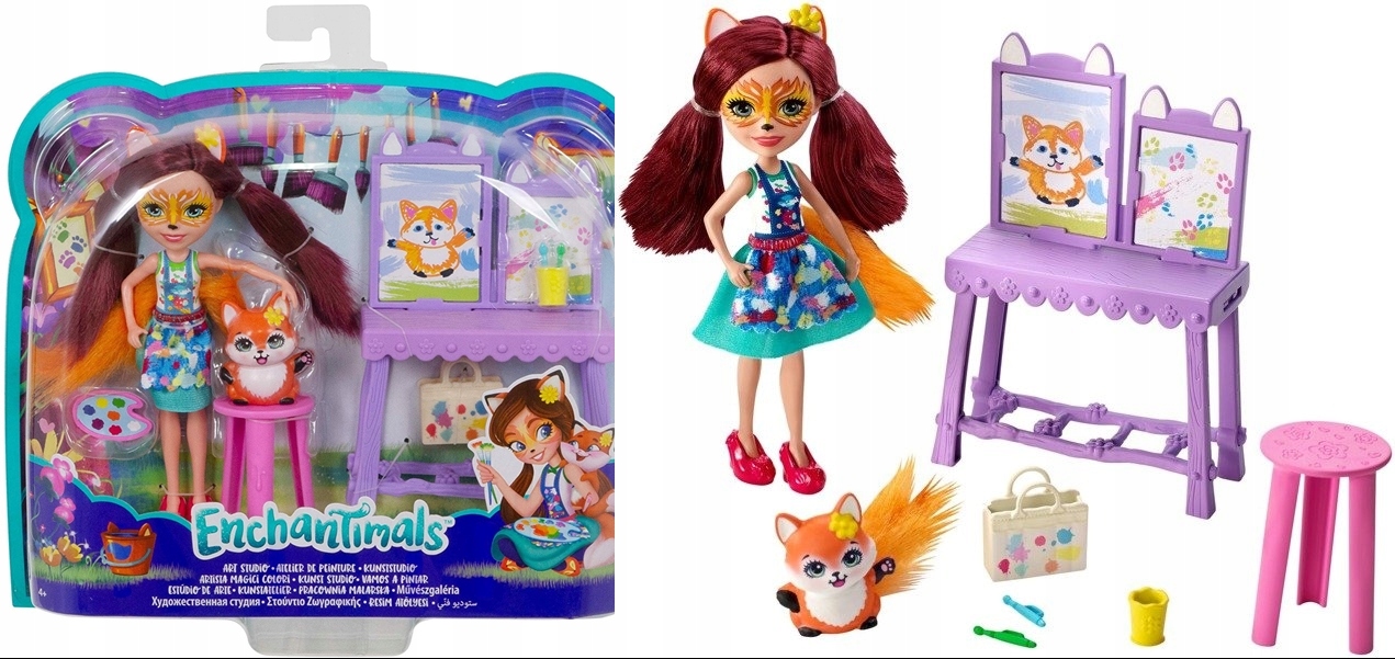 

Enchantimals Pracownia malarska Lisek GBX03