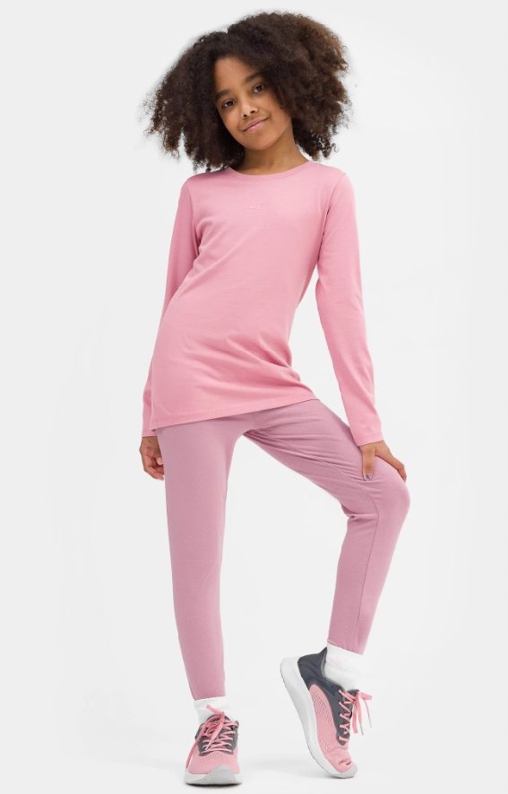 LEGINSY GETRY DZIEWCZĘCE 4F Bawełniane Sportowe Marka 4F