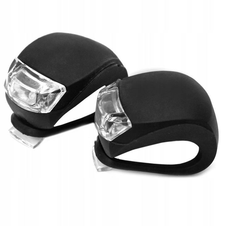 

Komplet Lampki Rowerowe Silikonowe Oświetlenie