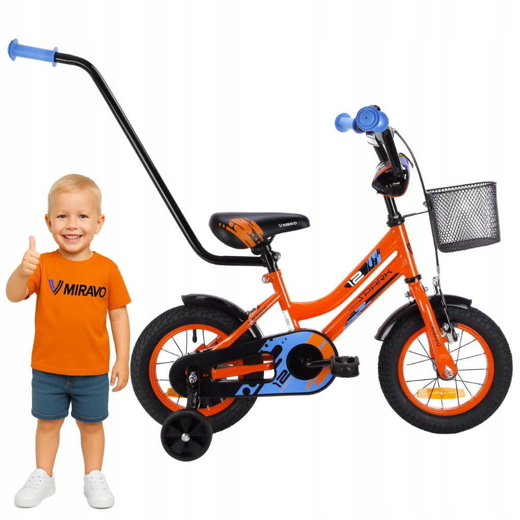 Rowerek Dziecięcy 12 Cali Rower Dziecięcy Koszyk I Prowadnik