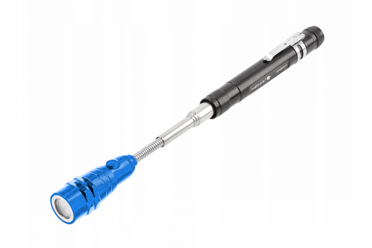 

Chwytak magnetyczny z latarką led teleskopowy