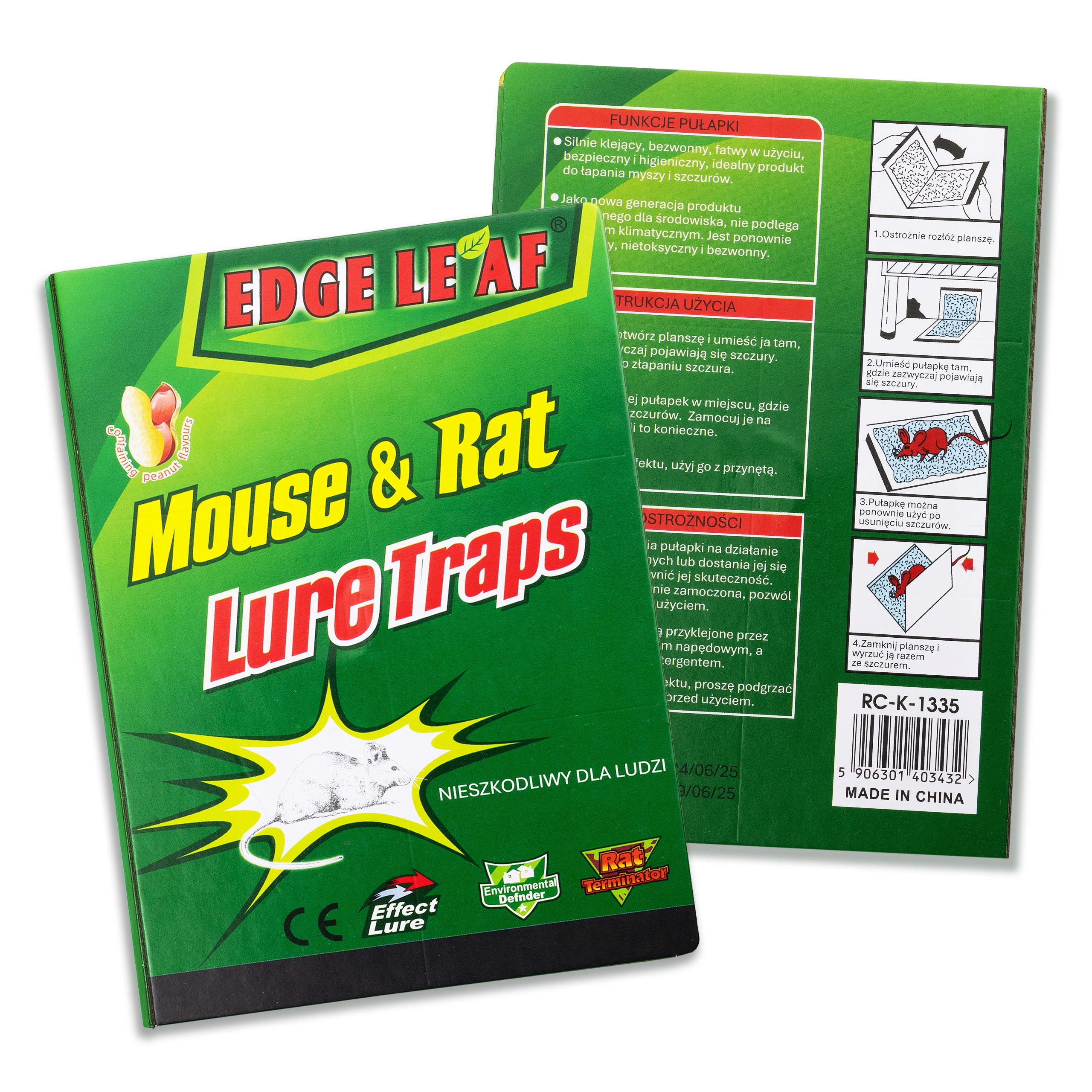 10× MYSZOŁAPKA LEP ŁAPKA PUŁAPKA przeciwko myszom EAN (GTIN) 5903760453695